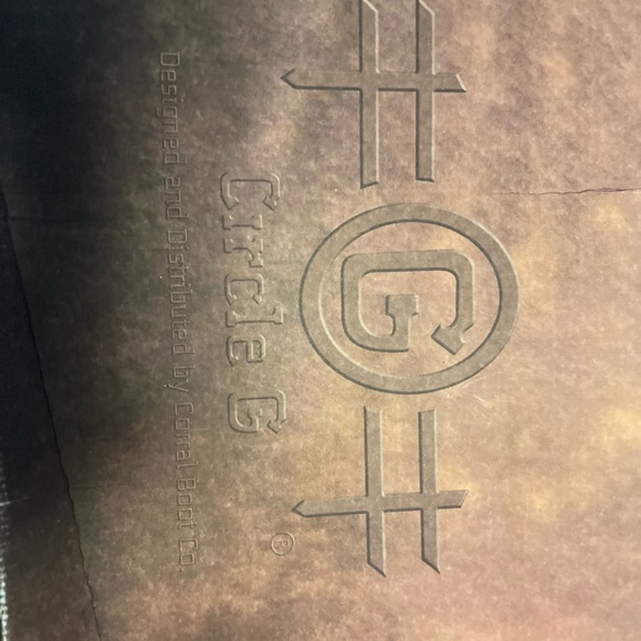 Buckle Blue Heeled Boots with Western Stitching - Picture 3 of 3